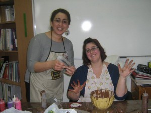 Atelier confection de chocolat
